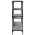 Mesa consola madera contrachapada gris Sonoma 103x32x95