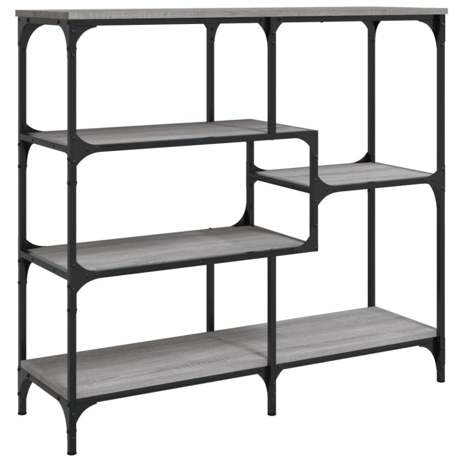Mesa consola madera contrachapada gris Sonoma 103x32x95