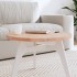 Tablero redondo de madera maciza de haya Ø60x2,5