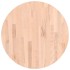 Tablero redondo de madera maciza de haya Ø60x4