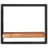 Estantes de pared 2 unidades madera maciza acacia 40x24x35