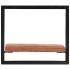 Estantes de pared 2 unidades madera maciza acacia 40x24x35