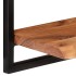 Estantes de pared 2 unidades madera maciza acacia 40x24x35