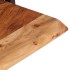 Estantes de pared 2 unidades madera maciza acacia 40x24x35