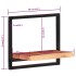 Estantes de pared 2 unidades madera maciza acacia 40x24x35