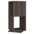 Armario giratorio aglomerado gris y Sonoma 34,5x34,5x75,5
