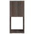 Armario giratorio aglomerado gris y Sonoma 34,5x34,5x75,5