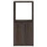 Armario giratorio aglomerado gris y Sonoma 34,5x34,5x75,5