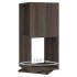 Armario giratorio aglomerado gris y Sonoma 34,5x34,5x75,5