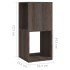 Armario giratorio aglomerado gris y Sonoma 34,5x34,5x75,5