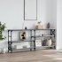 Mesa consola madera de ingeniería gris Sonoma 180x29x76,5