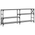 Mesa consola madera de ingeniería gris Sonoma 180x29x76,5