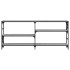 Mesa consola madera de ingeniería gris Sonoma 180x29x76,5