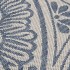 Alfombra de exterior de tejido plano rayas azules 140x200