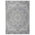 Alfombra de exterior de tejido plano rayas azules 200x280