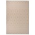 Alfombra de exterior de tejido plano rayas marrones 160x230