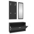 Set de mueble zapatero 3 en 1 madera contrachapada