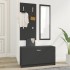 Set de mueble zapatero 3 en 1 madera contrachapada