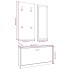 Set de mueble zapatero 3 en 1 madera contrachapada