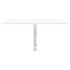 Mesa de pared plegable contrachapada blanco brillo 100x60x56