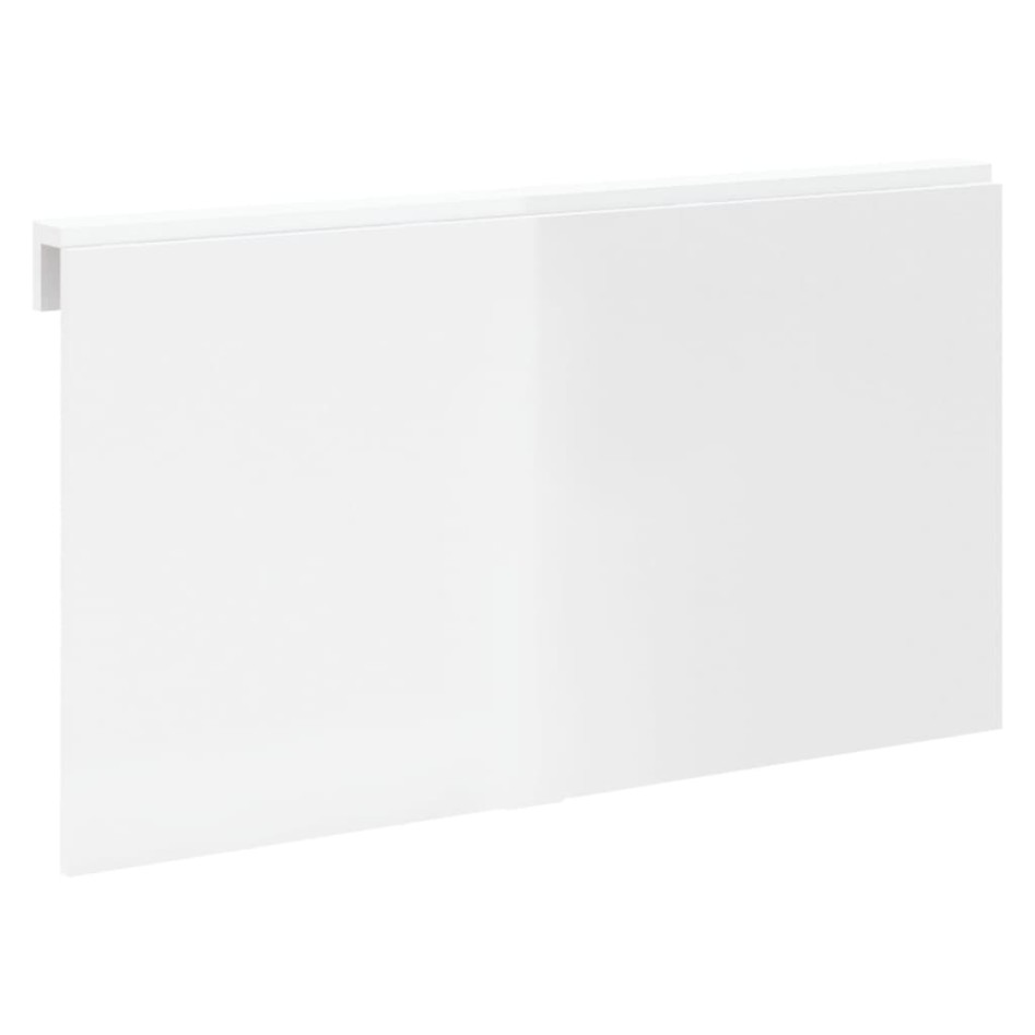 Mesa de pared plegable contrachapada blanco brillo 100x60x56