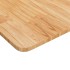 Encimera baño madera maciza tratada marrón claro 100x50x1,5