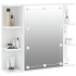 Mueble con espejo y luces LED blanco 70x16,5x60