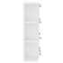 Mueble con espejo y luces LED blanco 70x16,5x60