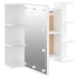 Mueble con espejo y luces LED blanco 70x16,5x60