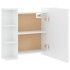Mueble con espejo y luces LED blanco 70x16,5x60