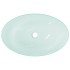 Lavabo de vidrio templado esmerilado 54,5x35x15,5