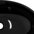 Lavabo de vidrio templado negro 54,5x35x15,5