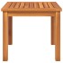 Mesa de centro de madera maciza de acacia 40x40x36