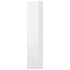 Estantería/Aparador contrachapada blanco brillo 66x30x130