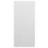 Estantería/Aparador contrachapada blanco brillo 66x30x130