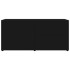 Mueble para TV madera contrachapada negro 80x34x36