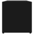 Mueble para TV madera contrachapada negro 80x34x36