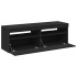 Muebles de TV con luces LED 2 uds negro 60x35x40