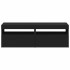 Muebles de TV con luces LED 2 uds negro 60x35x40
