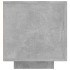 Mueble de TV con luces LED gris hormigón 160x35x40