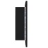 Armario espejo de baño con luz LED acrílico negro 60x12x45