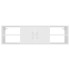 Estantería de pared madera contrachapada blanco 102x30x29