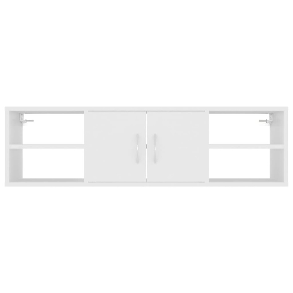 Estantería de pared madera contrachapada blanco 102x30x29