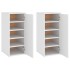 Muebles zapateros 2 uds madera contrachapada blanco 32x35x70