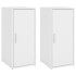 Muebles zapateros 2 uds madera contrachapada blanco 32x35x70