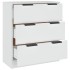 Aparador de madera contrachapada blanco 60x30x70