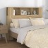 Mueble cabecero color roble Sonoma 140x18,5x104,5