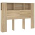Mueble cabecero color roble Sonoma 140x18,5x104,5
