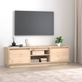 Mueble de TV de madera maciza de pino 140x35x40