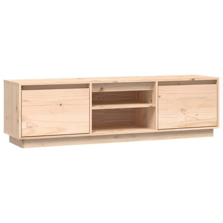 Mueble de TV de madera maciza de pino 140x35x40